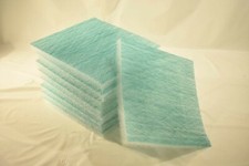 Paint Spray Booth Exhaust Filter Pads Green 24 X 24 X 2.5 50pcs