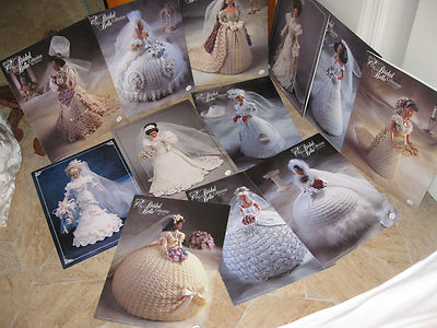 ANNIES' ATTIC ~1998 crochet patterns for BED DOLL COLLECTION ~Ships Free~ $57.77