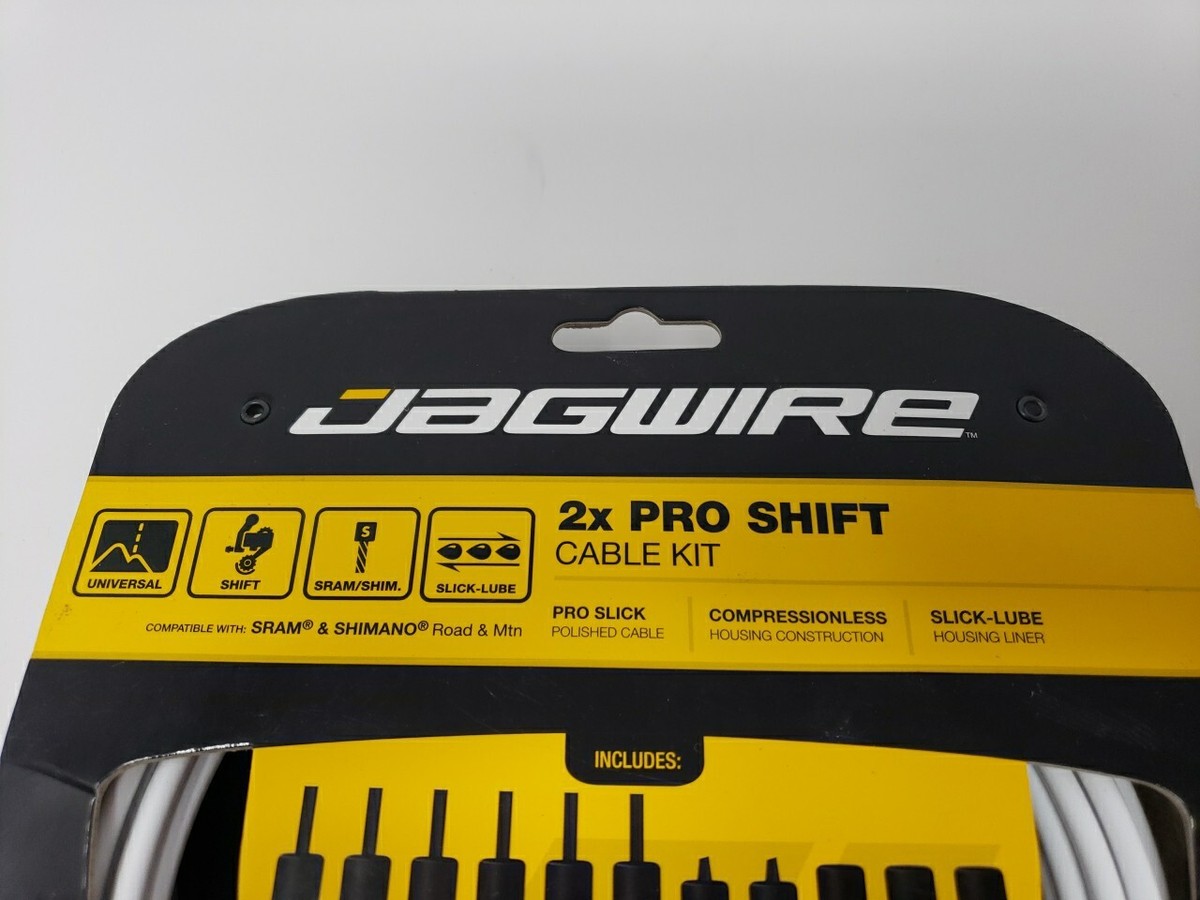 Jagwire Kabel- Und Mantelset PCK503 – Weiß, Leicht, Für Präzise Schaltung