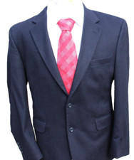Jos A Bank Men's 100 Cashmere Black 2 Button Blazer Size 42S Super Soft
