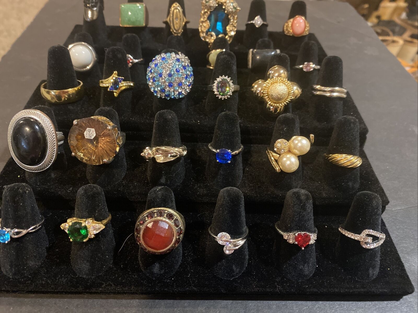 Nice Lots Custom Fashion Jewelry Lots 30 Rings GR… - image 13