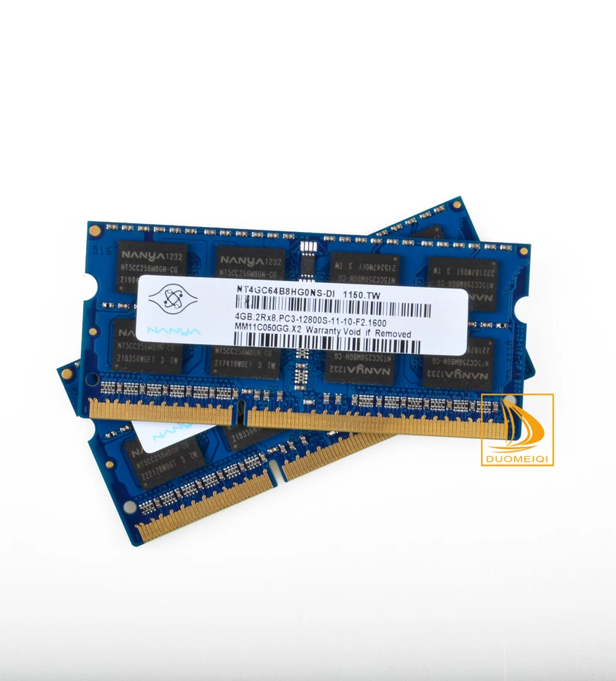 16GB Nanya 4X 4GB 2RX8 PC3-12800S DDR3 1600Mhz CL11 SODIMM Laptop Memory RAM D&D - Image 2 of 4