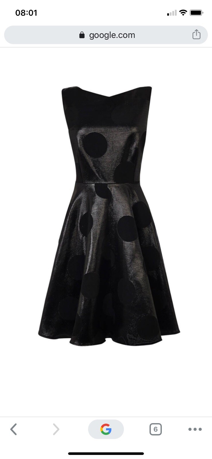 coast black and white dress