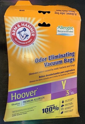 Type Y Arm & Hammer vacuum cleaner vacuum. 2 Total Bags.