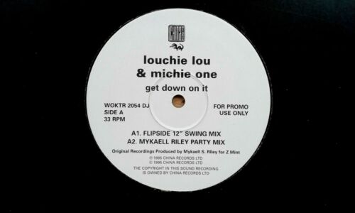 LOUCHIE LOU & MICHIE ONE "GET DOWN ON IT" 12" PROMO SINGLE 1995 N/MINT - Afbeelding 1 van 3