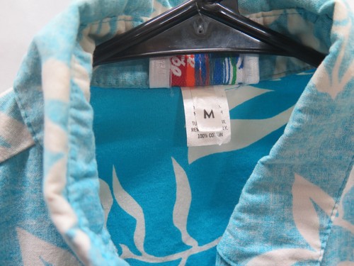Vtg Local Motion Hawaiian Pullover Reverse Print Shirt Sz M USA Surf 80s 90s - Picture 5 of 9