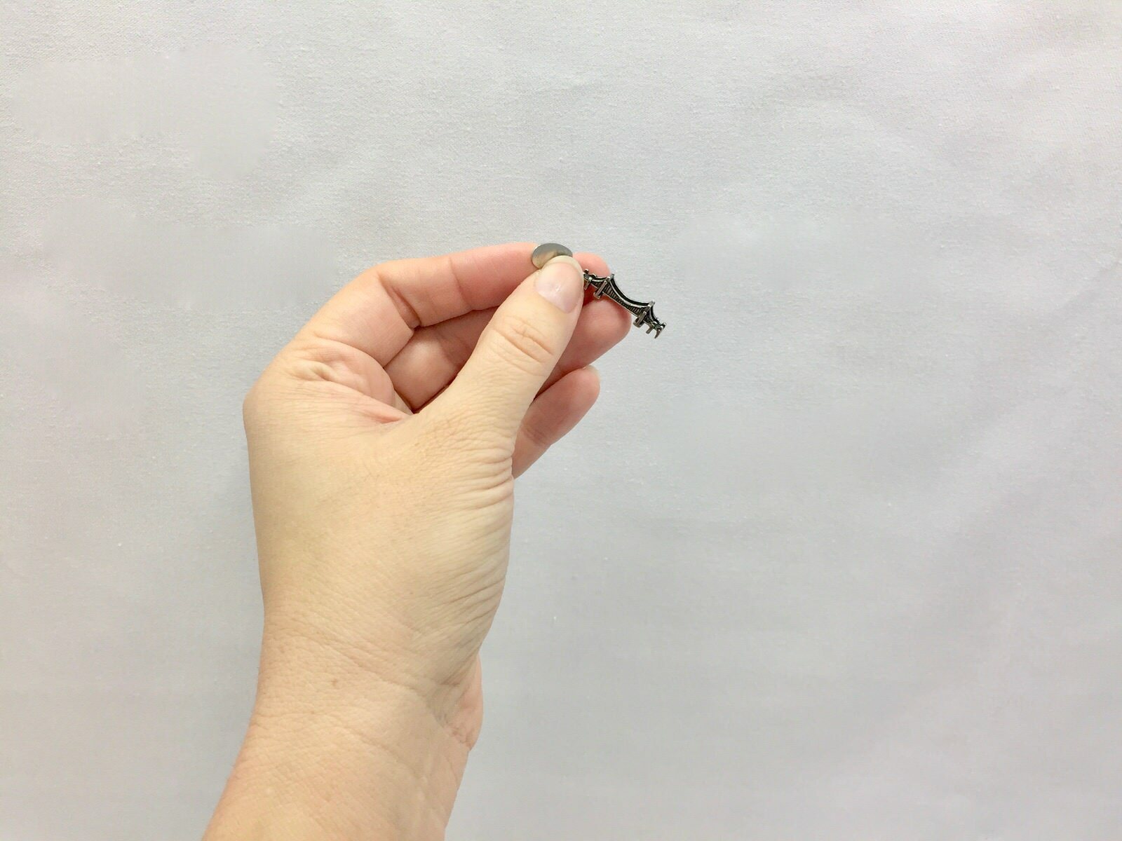 Vintage Sault Ste. Marie Mackinac Bridge Charm for Br… Gem