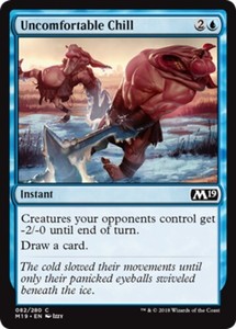 Uncomfortable Chill - Foil x1 - Magic 2019 - NM-Mint, English - Magic 2019