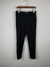 MOSCHINO Cheap and Chic Black Rayon Knit Pleated Trouser Pants Size US 6