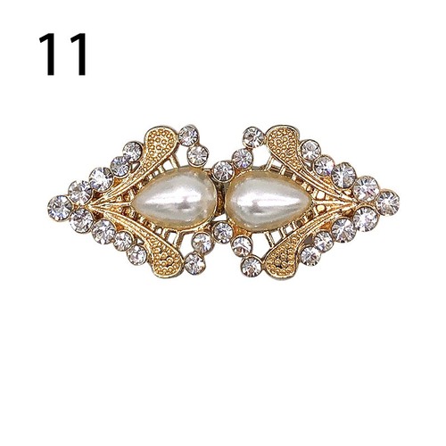 Lady Women Cardigan Clip Clasp Brooch Fastener Buckle Shawl Sweater Pins Jewelry - Picture 23 of 24