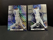 2022 Panini Mosaic Salvador Perez Silver Camo  Prizm / Base #185 Royals