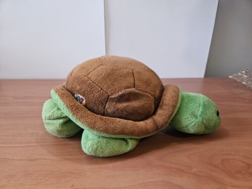 GANZ Webkinz Turtle 8.5” Plush Toy Green Brown Stuffed Animal EUC! No Code - Picture 2 of 5