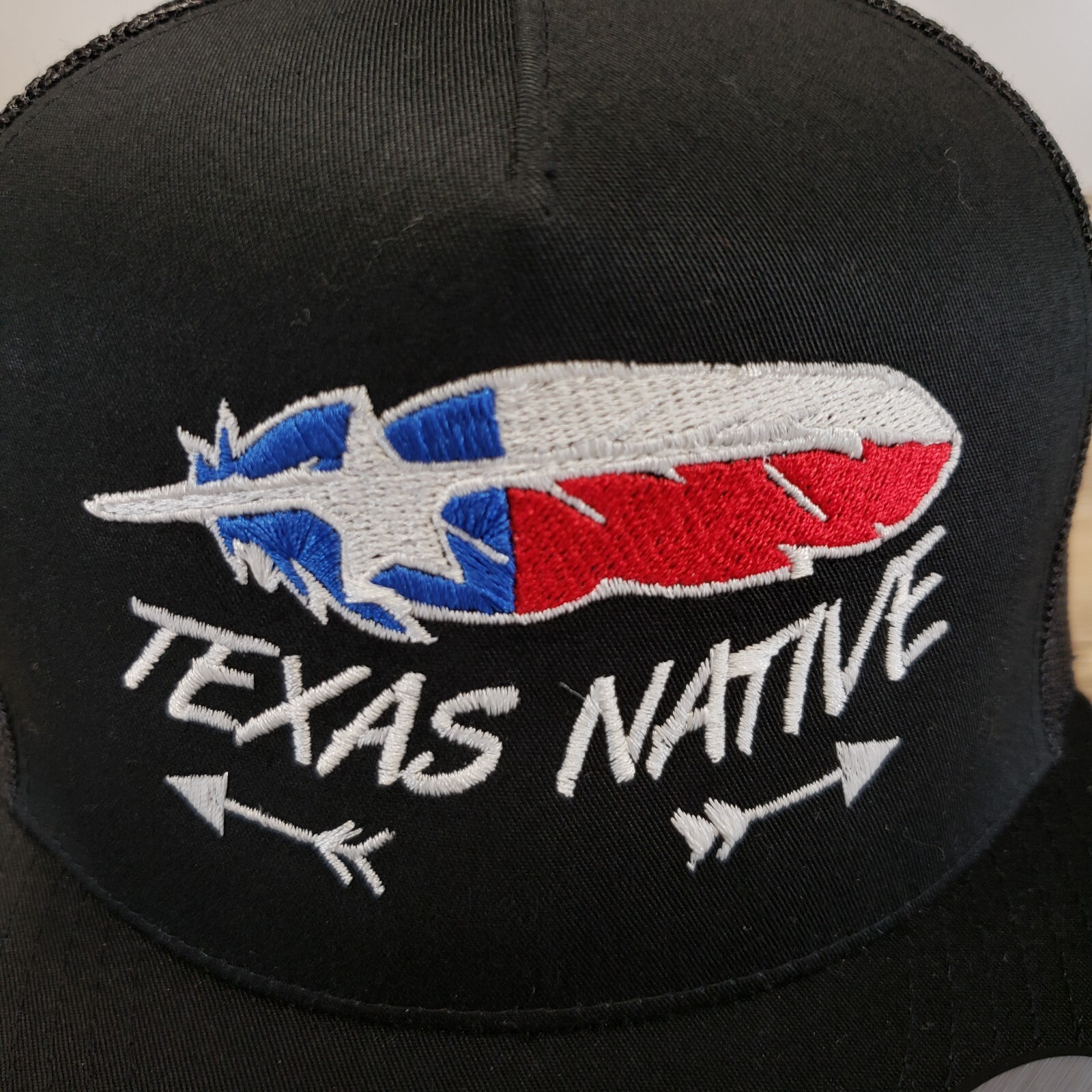 Texas Native Hat Cap Snapback TX Flag Feather Arr… - image 2