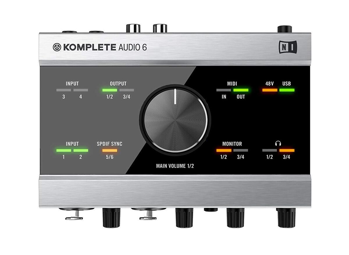 Native Instruments KOMPLETE AUDIO 6 Audio Interface 6 in / 6 Native Instruments KOMPLETE AUDIO 6 Audio Interface 6 in / 6