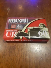Maxell UR 60 Blank Cassette Tape SEALED BRAND NEW!