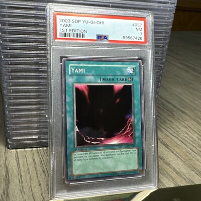 PSA 闇　yami 遊戯王 Yu gi oh PSA9 2003 Yu-Gi-Oh! Yami 1st Edition #037 Starter Deck: Pegasus PSA 7