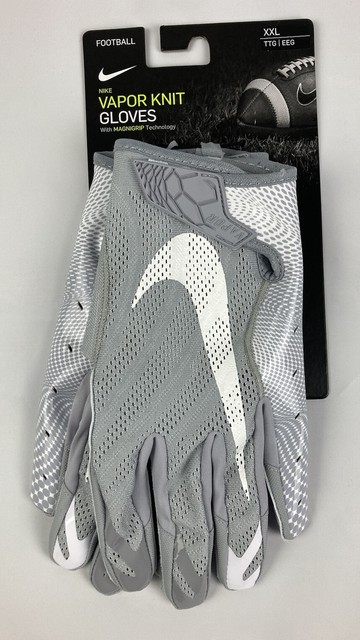 gray football gloves