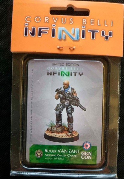 INFINITY New Blister Gencon Gen Con Roger Van Zant Ariadna Usariadna vCB spTeam