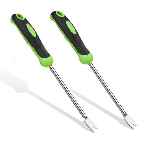2 Pcs Hand Weeder Tool Stainless Steel Garden Weeding Tool,Hand Weeder Garden...