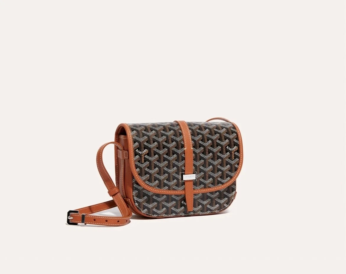 Goyard Belvedere Crossbody Bag PM Grey