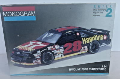#ad Monogram Nascar #28 Havoline Davey Allison Model Car Kit #2430 1991 $13.00