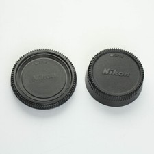 Nikon F Mount Body Cap  Rear Lens Cap Set