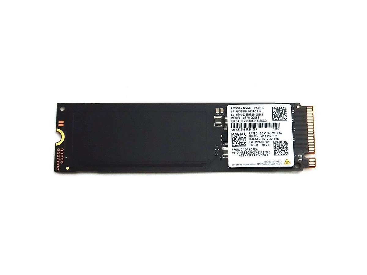 Samsung PM991 256GB M.2 2280 PCIe NVMe Internal SSD