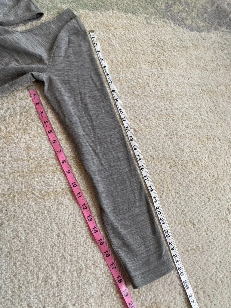 lululemon align long sleeve cropped training shirt