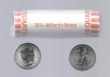 BU ROLL OF 2013-D PERRY'S VICTORY  QUARTERS