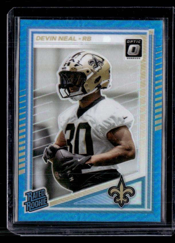 2025 Donruss Optic #282 Devin Neal Aqua SN,RC