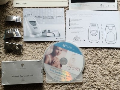 Nu Skin Galvanic Spa II System With Attachments & Bag - Anti Aging