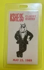KSHE 95  Crosby Stills Nash Fox Theater 5/25/89 Backstage Laminate Sweetmeat FS