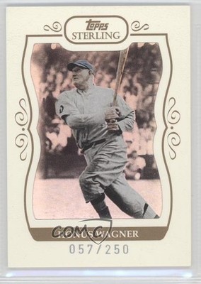 2008 Topps Sterling 57/250 Honus Wagner #288 HOF 0d8v