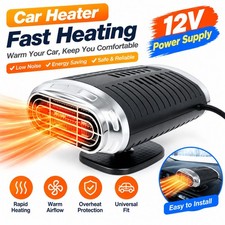 Car Fan Heater Heating 500W 12V Cooling Portable Car Heater Windshield Defroster