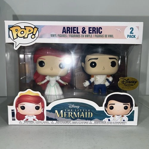 Ariel & Eric - Funko Pop Vinyl - 2-Pack - The Little Mermaid - Disney Treasures