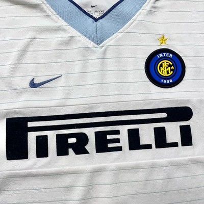 Ronaldo Inter Milan #9 00-01 Away Long Sleeve Jersey Nike L