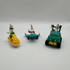 McDonalds Mac Tonight Happy Meal Toy Lot Kids Vintage 1988 Plane Jeep Jet Ski