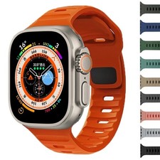 Silicone Strap For iwatch ultra2 Band 44mm 49mm 45mm 41-46-42mm 40mm sport