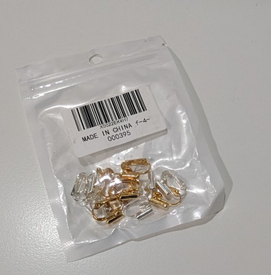 #ad Clip On Ear Converters NIP 12 Pieces Gold and Silver B8 $3.99