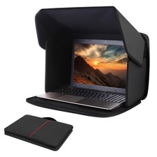 Laptop Sun Shade for Working Outside - Foldable Sun Glare Shield  Privacy Ho...