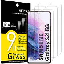 3 Pack Designed for Samsung Galaxy S21 5G 6.2 Screen Protector 9H HD Glass