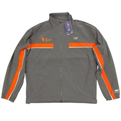 New Balance Men's 2025 NYC Marathon Windcheater Jacket Castlerock Grey