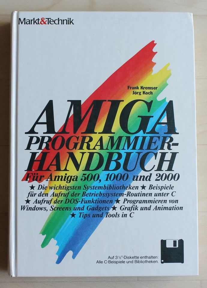 Markt & Technik Amiga Programmier-Handbuch inkl. Diskette - Bild 2 von 4