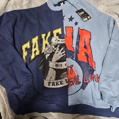 BTS Sweatshirt FAKE LOVE×DNA M Gr.