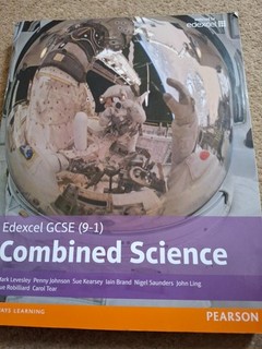 Edexcel combined science revision book GCSE
