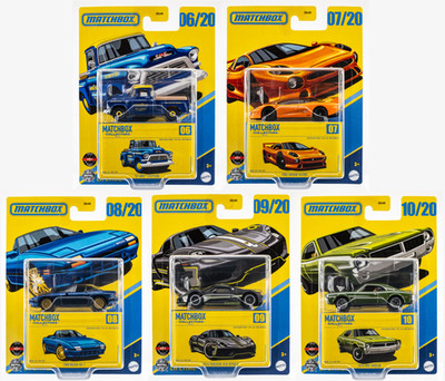 2025 Matchbox Collectors Mix 2 | 5-Car Set | Porsche | AMC | GMC