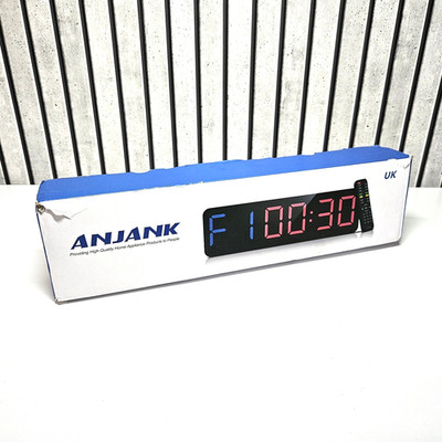 ANJANK 15'' LED Gym Timer Digitale Wanduhr mit Fernbedienung Neu