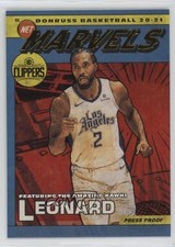 2020-21 Panini Donruss Net Marvels Press Proof Kawhi Leonard #11 2h5
