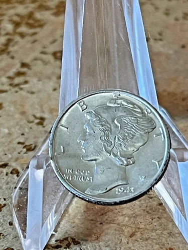 1943-S Mercury Dime 10c  BU -  Nice Collector Coin # T139