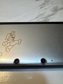 Nintendo 3DS XL Mario & Luigi Dream Team Silver Handheld System Tested Working